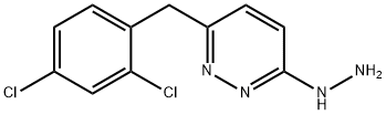 3-(2,4-DICHLOROBENZYL)-6-HYDRAZINOPYRIDAZINE Struktur