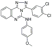 3-(3,4-DICHLOROPHENYL)-N-(4-METHOXYPHENYL)-[1,2,4]TRIAZOLO[4,3-C]QUINAZOLIN-5-AMINE Struktur