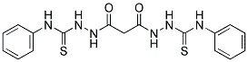 N-(((PHENYLAMINO)THIOXOMETHYL)AMINO)-N'-(((PHENYLAMINO)THIOXOMETHYL)AMINO)PROPANE-1,3-DIAMIDE