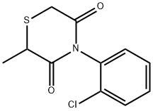 4-(2-CHLOROPHENYL)-2-METHYL-3,5-THIOMORPHOLINEDIONE Struktur