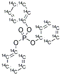 TRIPHENYLPHOSPHATE, [14C(U)] Struktur