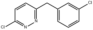 3-CHLORO-6-(3-CHLOROBENZYL)PYRIDAZINE Struktur