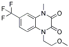 1-(2-METHOXYETHYL)-4-METHYL-6-(TRIFLUOROMETHYL)-2,3(1H,4H)-QUINOXALINEDIONE Struktur