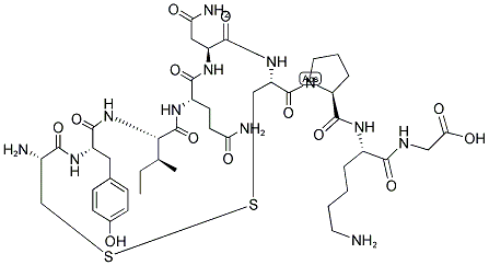 (LYS8)-VASOTOCIN Struktur