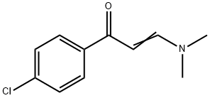 1-(4-CHLOROPHENYL)-3-(DIMETHYLAMINO)-2-PROPEN-1-ONE Struktur