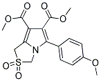 DIMETHYL 5-(4-METHOXYPHENYL)-2,2-DIOXO-2,3-DIHYDRO-1H-2LAMBDA6-PYRROLO[1,2-C][1,3]THIAZOLE-6,7-DICARBOXYLATE Struktur