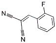 2-[(2-FLUOROPHENYL)METHYLENE]MALONONITRILE Struktur