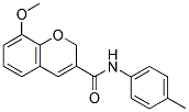 8-METHOXY-N-(4-METHYLPHENYL)-2H-CHROMENE-3-CARBOXAMIDE Struktur