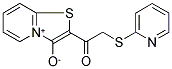 2-[2-(2-PYRIDYLTHIO)ACETYL]PYRIDO[2,1-B][1,3]THIAZOL-4-IUM-3-OLATE Struktur