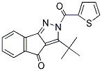 3-(TERT-BUTYL)-2-(2-THIENYLCARBONYL)INDENO[3,2-C]PYRAZOL-4-ONE Struktur