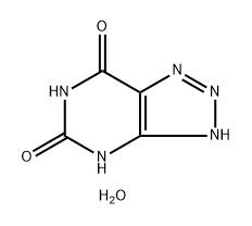 8-AZAXANTHINE MONOHYDRATE Struktur