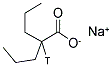 VALPROIC ACID SODIUM SALT, [2-3H] Struktur