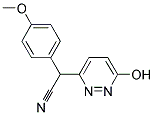 2-(6-HYDROXY-3-PYRIDAZINYL)-2-(4-METHOXYPHENYL)ACETONITRILE Struktur