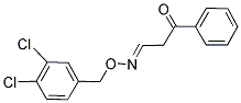 3-OXO-3-PHENYLPROPANAL O-(3,4-DICHLOROBENZYL)OXIME Struktur