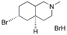 6-BROMO-2-METHYLPERHYDROISOQUINOLINE HYDROBROMIDE Struktur