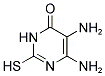 5,6-DIAMINO-2-SULFANYL-4(3H)-PYRIMIDINONE Struktur