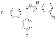 1,1-BIS(4-CHLOROPHENYL)-2-[(3-CHLOROPHENYL)SULFONYL]-1-ETHANOL Struktur