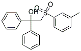 2-[(3-METHYLPHENYL)SULFONYL]-1,1-DIPHENYL-1-ETHANOL Struktur