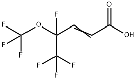 4,5,5,5-TETRAFLUORO-4-(TRIFLUOROMETHOXY)PENT-2-ENOIC ACID Struktur