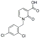 1-(2,4-DICHLOROBENZYL)-2-OXO-1,2-DIHYDRO-3-PYRIDINECARBOXYLIC ACID Struktur