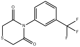 4-[3-(TRIFLUOROMETHYL)PHENYL]-3,5-THIOMORPHOLINEDIONE Struktur