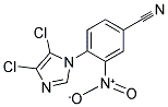 4-(4,5-DICHLORO-1H-IMIDAZOL-1-YL)-3-NITROBENZONITRILE Struktur