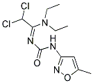 N-[2,2-DICHLORO-1-(DIETHYLAMINO)ETHYLIDENE]-N'-(5-METHYLISOXAZOL-3-YL)UREA Struktur