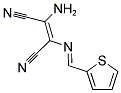 2-AMINO-1-(1-AZA-2-(2-THIENYL)VINYL)ETHENE-1,2-DICARBONITRILE Struktur