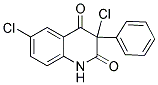 3,6-DICHLORO-3-PHENYL-1,2,3,4-TETRAHYDROQUINOLINE-2,4-DIONE Struktur