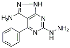 6-HYDRAZINO-4-PHENYL-1H-PYRAZOLO[3,4-D]PYRIMIDIN-3-AMINE Struktur