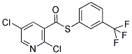 3-(TRIFLUOROMETHYL)PHENYL 2,5-DICHLOROPYRIDINE-3-CARBOTHIOATE Struktur