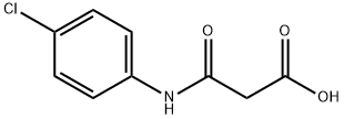 3-(4-CHLOROANILINO)-3-OXOPROPANOIC ACID Struktur