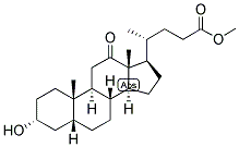 5BETA-CHOLANIC ACID-3ALPHA-OL-12-ONE METHYL ESTER Struktur