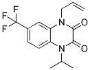 4-ALLYL-1-ISOPROPYL-6-(TRIFLUOROMETHYL)-2,3(1H,4H)-QUINOXALINEDIONE Struktur