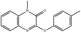 1-METHYL-3-(4-METHYLPHENOXY)-2(1H)-QUINOXALINONE Struktur