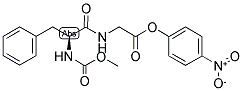 METHOXYCARBONYL-PHE-GLY-ONP Struktur