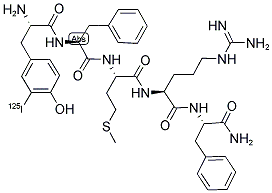 ([125I]-TYR0)-FMRFAMIDE Struktur
