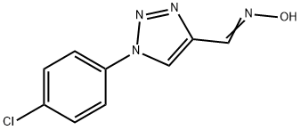 1-(4-CHLOROPHENYL)-1H-1,2,3-TRIAZOLE-4-CARBALDEHYDE OXIME Struktur