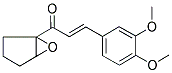 3-(3,4-DIMETHOXYPHENYL)-1-TETRAHYDRO-1AH-CYCLOPENTA[B]OXIREN-1-YLPROP-2-EN-1-ONE Struktur