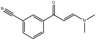 3-[(E)-3-(DIMETHYLAMINO)-2-PROPENOYL]BENZENECARBONITRILE Struktur