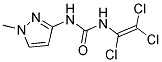 N-(1-METHYL-1H-PYRAZOL-3-YL)-N'-(1,2,2-TRICHLOROVINYL)UREA Struktur