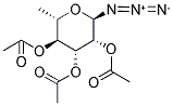 1-[3,4,5-TRI(ACETYLOXY)-6-METHYLTETRAHYDRO-2H-PYRAN-2-YL]TRIAZA-1,2-DIEN-2-IUM Struktur