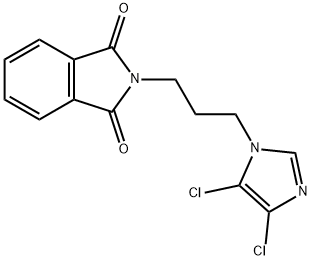 2-[3-(4,5-DICHLORO-1H-IMIDAZOL-1-YL)PROPYL]ISOINDOLINE-1,3-DIONE Struktur