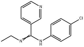 N-(4-CHLOROPHENYL)-N'-ETHYL-3-PYRIDINECARBOXIMIDAMIDE Struktur