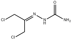 2-[2-CHLORO-1-(CHLOROMETHYL)ETHYLIDENE]-1-HYDRAZINECARBOXAMIDE Struktur