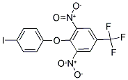 2,6-DINITRO-4-(TRIFLUOROMETHYL)PHENYL 4-IODOPHENYL ETHER Struktur