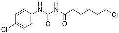 N-(6-CHLOROHEXANOYL)-N'-(4-CHLOROPHENYL)UREA Struktur