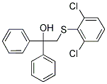 2-[(2,6-DICHLOROPHENYL)SULFANYL]-1,1-DIPHENYL-1-ETHANOL Struktur