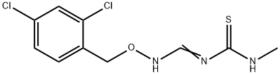 N-(([(2,4-DICHLOROBENZYL)OXY]IMINO)METHYL)-N'-METHYLTHIOUREA Struktur