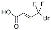 4-BROMO-4,4-DIFLUORO-2-BUTENOIC ACID Struktur